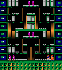 Thumbnail for a map of Phase 052 for the NES game Wrecking Crew.