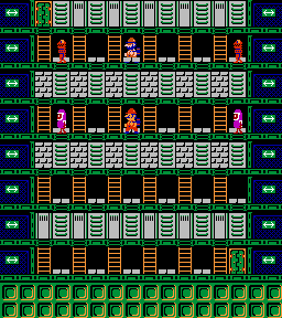 Thumbnail for a map of Phase 056 for the NES game Wrecking Crew.