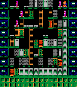 Thumbnail for a map of Phase 059 for the NES game Wrecking Crew.