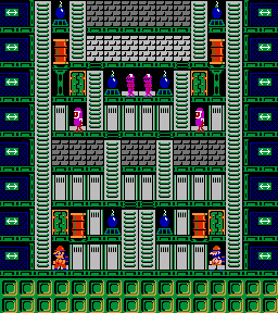 Thumbnail for a map of Phase 060 for the NES game Wrecking Crew.