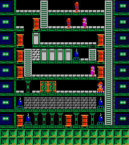 Thumbnail for a map of Phase 062 for the NES game Wrecking Crew.