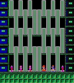 Thumbnail for a map of Phase 065 for the NES game Wrecking Crew.