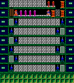 Thumbnail for a map of Phase 066 for the NES game Wrecking Crew.