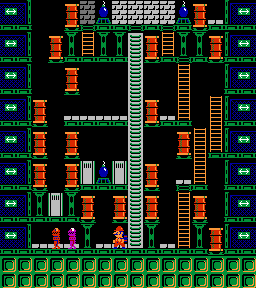 Thumbnail for a map of Phase 067 for the NES game Wrecking Crew.