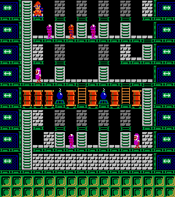 Thumbnail for a map of Phase 076 for the NES game Wrecking Crew.
