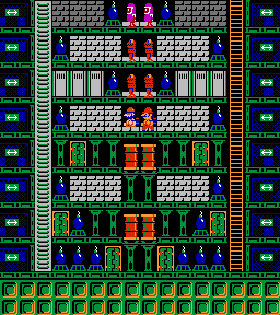 Thumbnail for a map of Phase 079 for the NES game Wrecking Crew.
