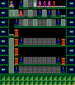 Thumbnail for a map of Phase 080 for the NES game Wrecking Crew.