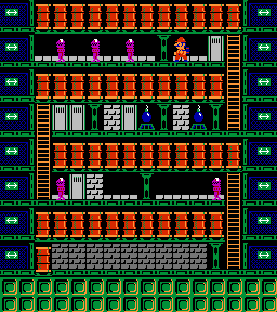 Thumbnail for a map of Phase 088 for the NES game Wrecking Crew.