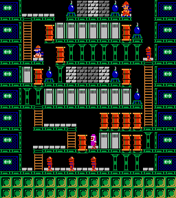 Thumbnail for a map of Phase 094 for the NES game Wrecking Crew.