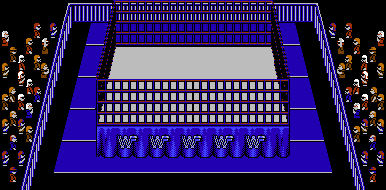 Thumbnail for a map of Cage Match for the NES game WWF WrestleMania: Steel Cage Challenge.