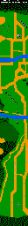 Thumbnail for a map of Area 11 for the NES game Xevious.