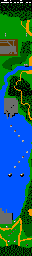 Thumbnail for a map of Area 13 for the NES game Xevious.