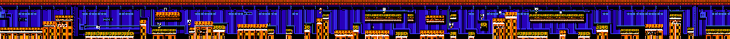 Thumbnail for a map of Stage 12 for the NES game Yo! Noid.