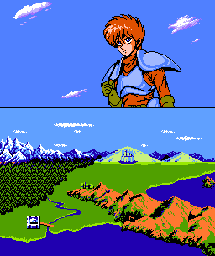 Thumbnail for a map of World for the NES game Ys III: Wanderers From Ys.