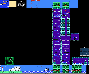Thumbnail for a map of Chapter 4 Area 3 for the NES game Yume Koujou Doki Doki Panic.