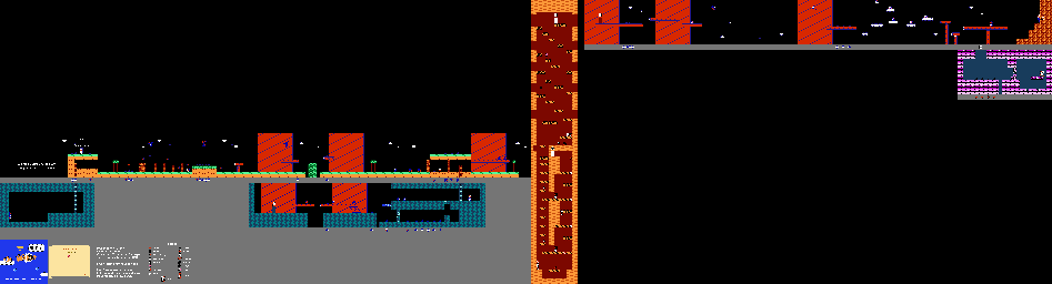 Thumbnail for a map of Chapter 5 Area 3 for the NES game Yume Koujou Doki Doki Panic.