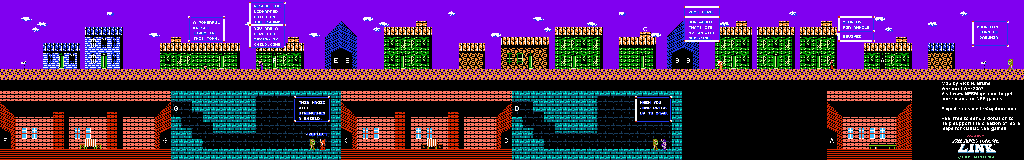 Thumbnail for a map of Darunia for the NES game Zelda II: The Adventure Of Link.