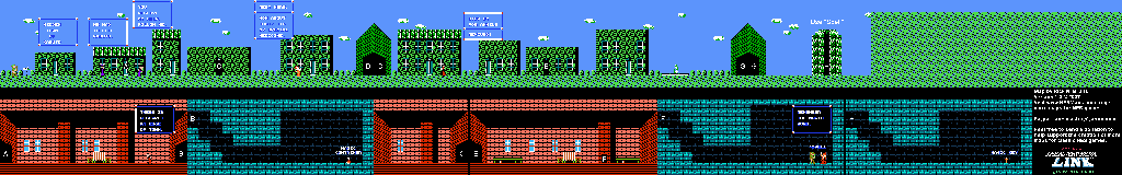 Thumbnail for a map of Kasuto (Hidden) for the NES game Zelda II: The Adventure Of Link.