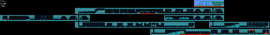 Thumbnail for a map of Midoro Palace for the NES game Zelda II: The Adventure Of Link.