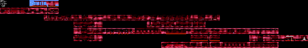 Thumbnail for a map of Three-Eye Rock Palace for the NES game Zelda II: The Adventure Of Link.