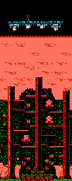 Thumbnail for a map of Acidic Forest Stage for the NES game Zen: Intergalactic Ninja.