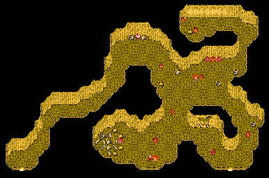 Thumbnail for a map of Chapter 2 Cave for the NES game Zoda's Revenge: StarTropics II.