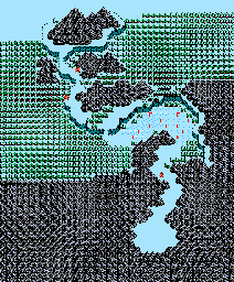 Thumbnail for a map of Chapter 2 Overworld for the NES game Zoda's Revenge: StarTropics II.