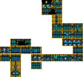 Thumbnail for a map of Chapter 3 Pyramid for the NES game Zoda's Revenge: StarTropics II.
