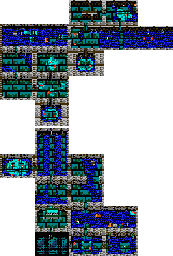 Thumbnail for a map of Chapter 4 Sewers (2) for the NES game Zoda's Revenge: StarTropics II.