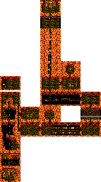 Thumbnail for a map of Chapter 5 Abandoned Mine (2) for the NES game Zoda's Revenge: StarTropics II.