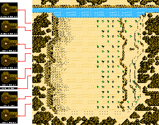 Thumbnail for a map of Chapter 5 Overworld for the NES game Zoda's Revenge: StarTropics II.