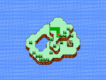 Thumbnail for a map of Chapter 6 Island (1) for the NES game Zoda's Revenge: StarTropics II.