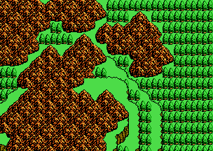 Thumbnail for a map of Chapter 8 Mountains for the NES game Zoda's Revenge: StarTropics II.