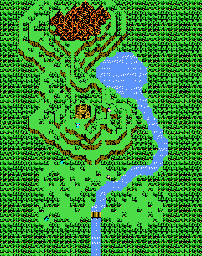 Thumbnail for a map of Chapter 8 Overworld for the NES game Zoda's Revenge: StarTropics II.
