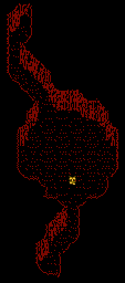 Thumbnail for a map of Chapter 8 Tunnel for the NES game Zoda's Revenge: StarTropics II.