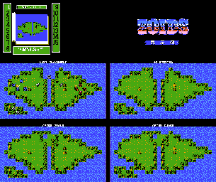 Thumbnail for a map of 1: Tournament On The Island for the NES game Zoids: Mokushiroku.
