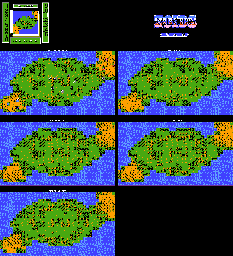 Thumbnail for a map of 11: Corner To Corner for the NES game Zoids: Mokushiroku.