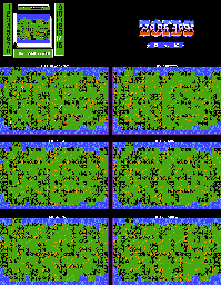 Thumbnail for a map of 14: The Rough Island for the NES game Zoids: Mokushiroku.