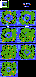 Thumbnail for a map of 15: The Ghost Oasis for the NES game Zoids: Mokushiroku.