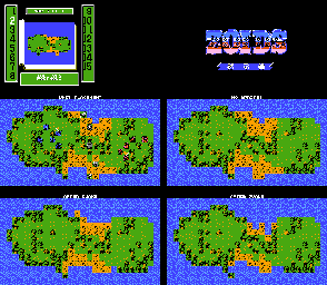 Thumbnail for a map of 2: The Even Foothold for the NES game Zoids: Mokushiroku.