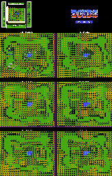 Thumbnail for a map of 6: The Lake In The Mountains for the NES game Zoids: Mokushiroku.