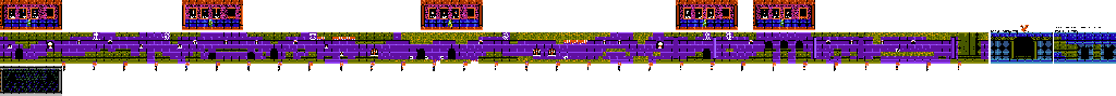 Thumbnail for a map of Stage 3 (Right): Path Of The Crystal for the NES game Zombie Hunter.