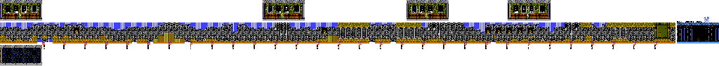 Thumbnail for a map of Stage 5 (Left): Room Of Crystal Swords for the NES game Zombie Hunter.