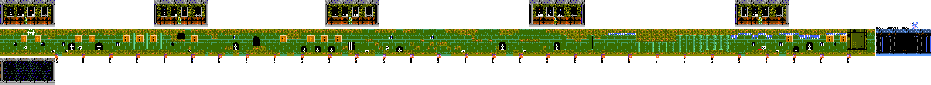 Thumbnail for a map of Stage 5 (Right): Graveyard for the NES game Zombie Hunter.