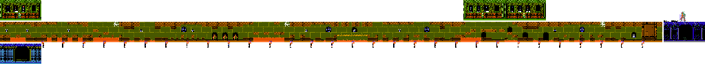 Thumbnail for a map of Stage 6: Magma Room for the NES game Zombie Hunter.