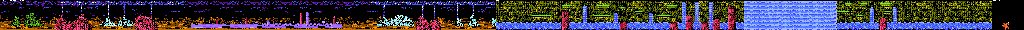 Thumbnail for a map of Round 2: The Grand Canyon for the NES game Zombie Nation.