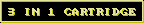Title screen for the NES game 3 In 1 Supergun.