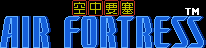 Title screen for the NES game Air Fortress.