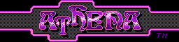 Title screen for the NES game Athena.