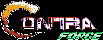 Title screen for the NES game Contra Force.